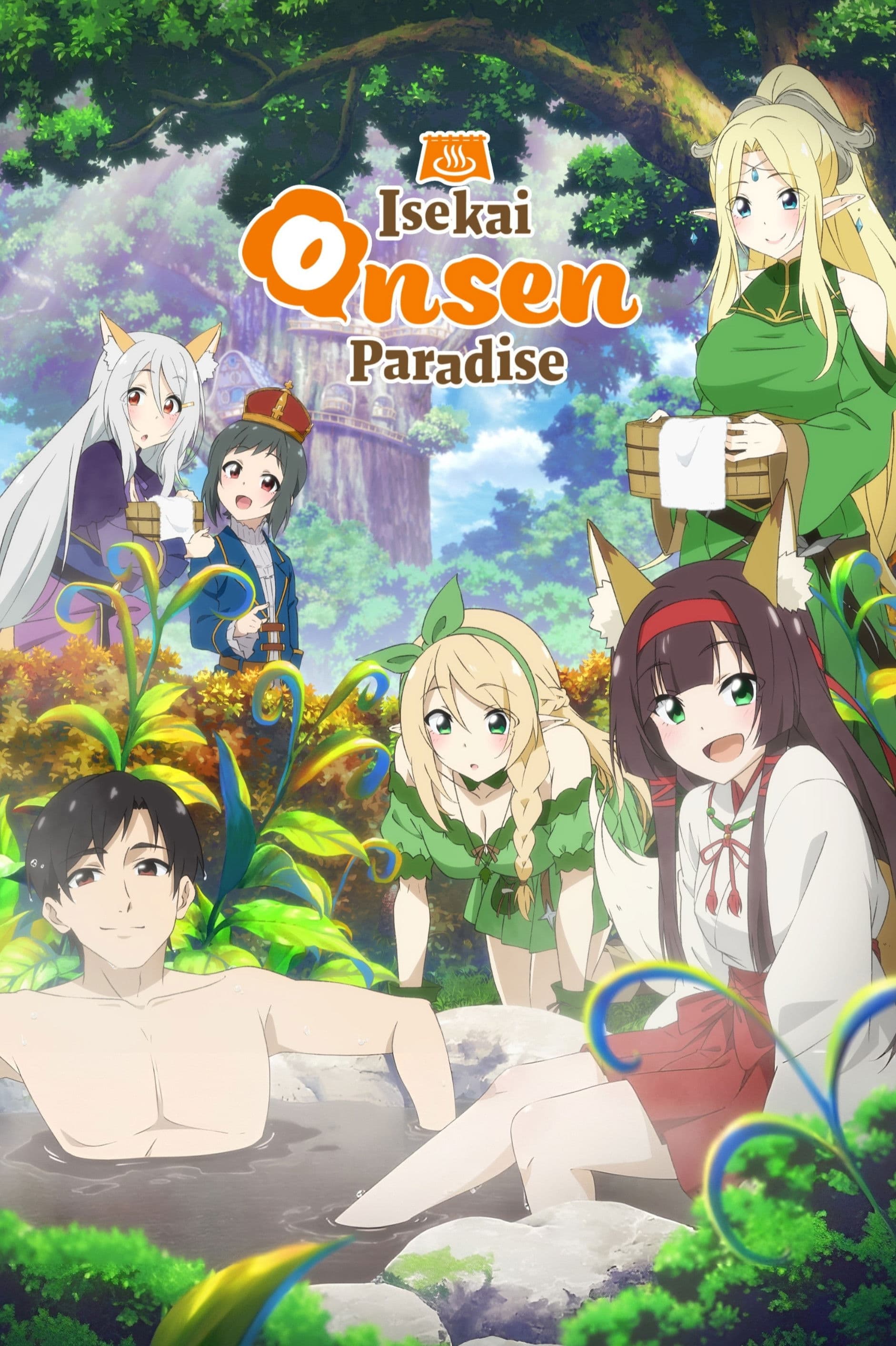 Meitou "Isekai no Yu" Kaitakuki: Around 40 Onsen Mania no Tensei Saki wa, Nonbiri Onsen Tengoku deshita