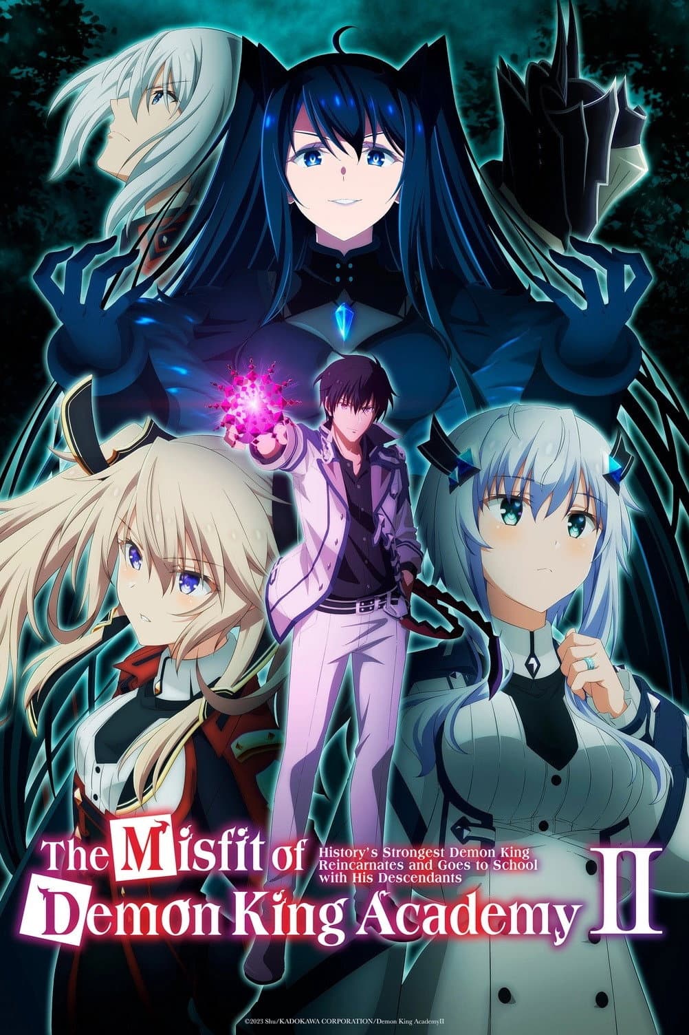 Maou Gakuin no Futekigousha II: Shijou Saikyou no Maou no Shiso, Tensei shite Shison-tachi no Gakkou e Kayou